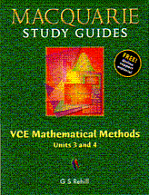 Macquarie Study Guides VCE Mathematical Methods Units 3 & 4 by G S Rehill