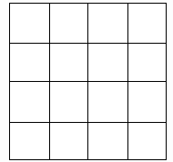 4 x 4 squares