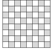 8 x 8 squares