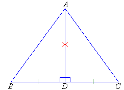 BD = DC in triangle ABC.