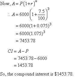 Compound interest