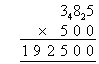 This solution shows numbers being carried to the tens and hundreds place value.