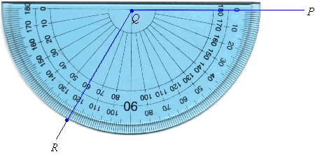Using a protractor to draw a 240 degree angle