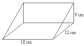 How do you find the volume of a rectangle?