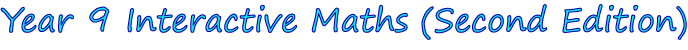 Year 9 Interactive Maths Software (Second Edition)