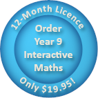Order a 12-month Year 9 Interactive Maths software Homework Licence for only $19.95.