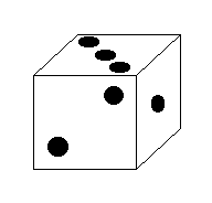 A die.
