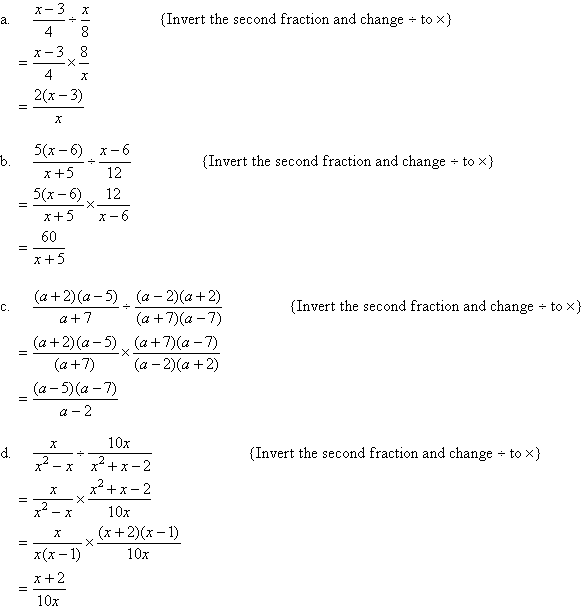 Algebraic Expressions Multiplication And Division Worksheets