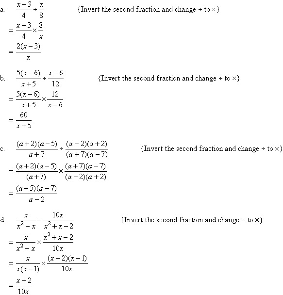 Rules For Solving Algebraic Equations With Fractions Tessshebaylo