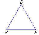 An acute-angled triangle