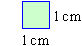 1 square centimetre