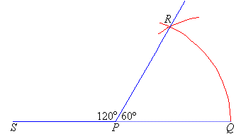 Constructing Angles of 60º, 120º, 30º and 90º